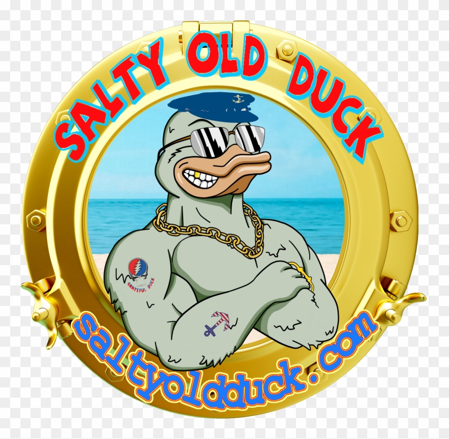 Salty Old Duck - Cartoon Clipart