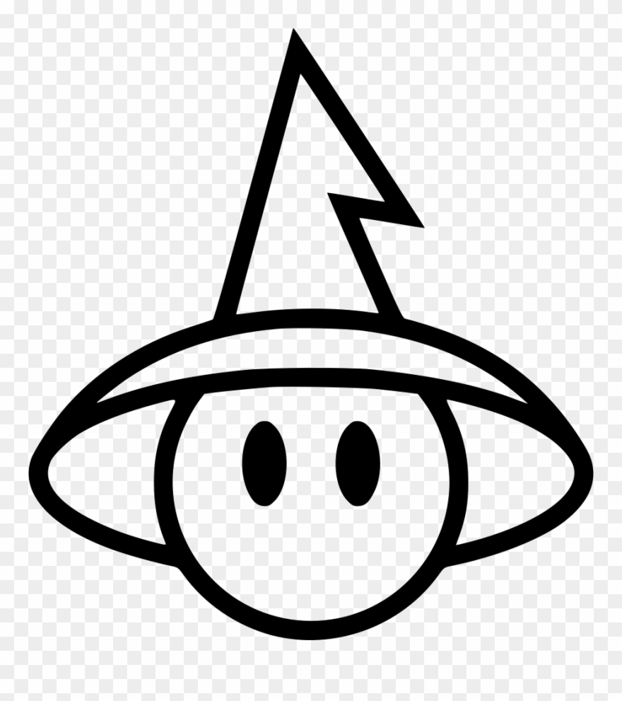 Witch Witchcraft Avatar User Video Gaming Comments - Line Art Clipart