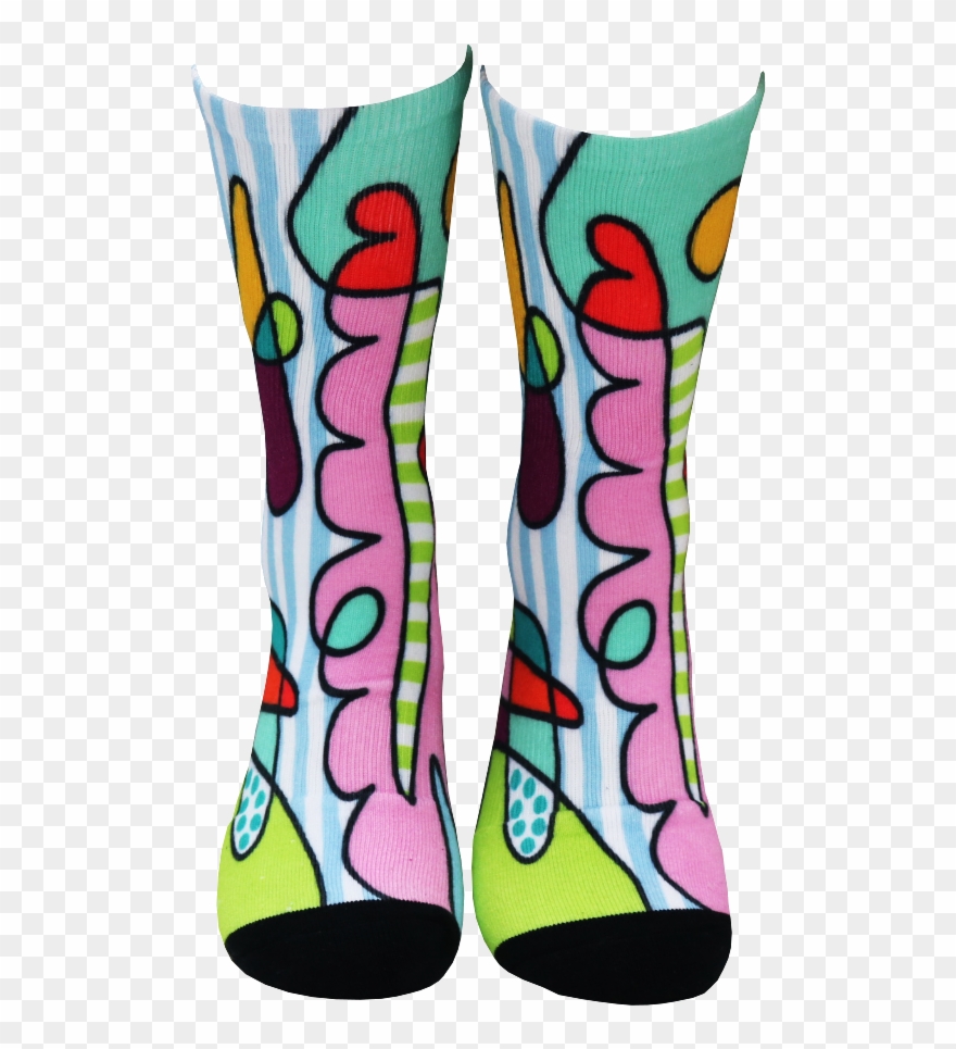 Abstract W/ Colors - Sock Clipart