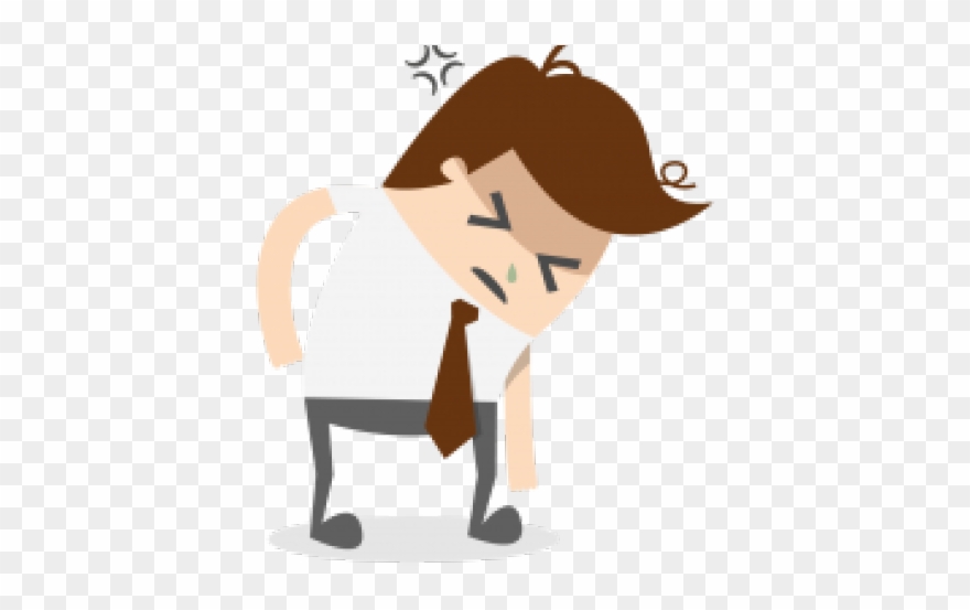 Depression Clipart Caused Stress - Stress Animated - Png Download