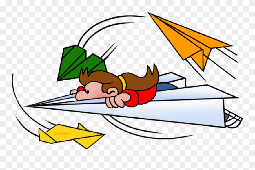 Free Png Download Paper Airplane Png Images Background - Paper Airplane Clipart