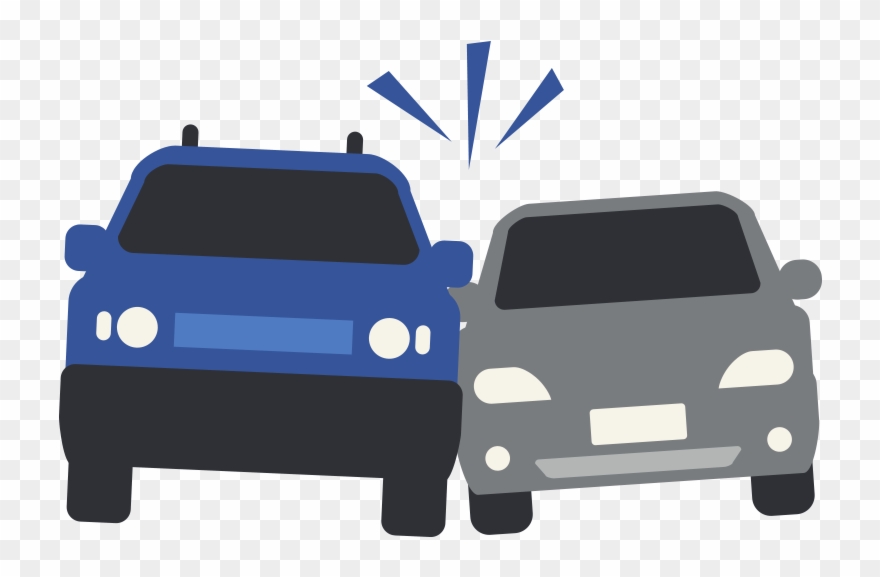 Side Impact Accident - Van Clipart