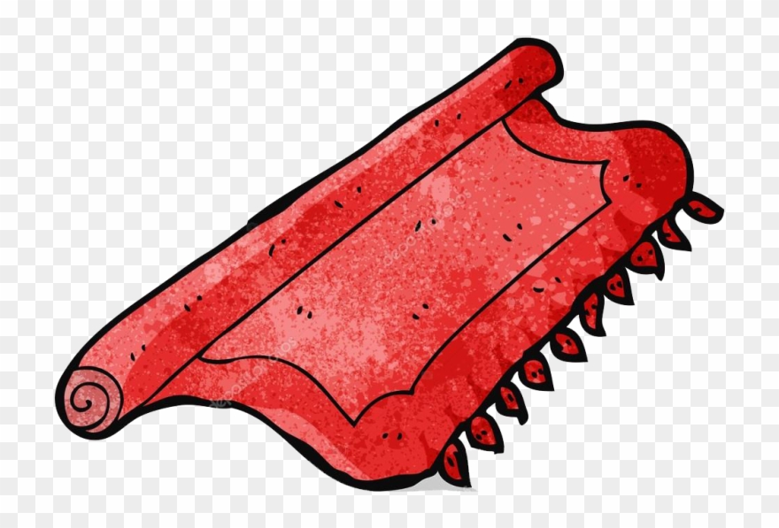 Professional Carpet Cleaning Products - Rug Cartoon Clipart