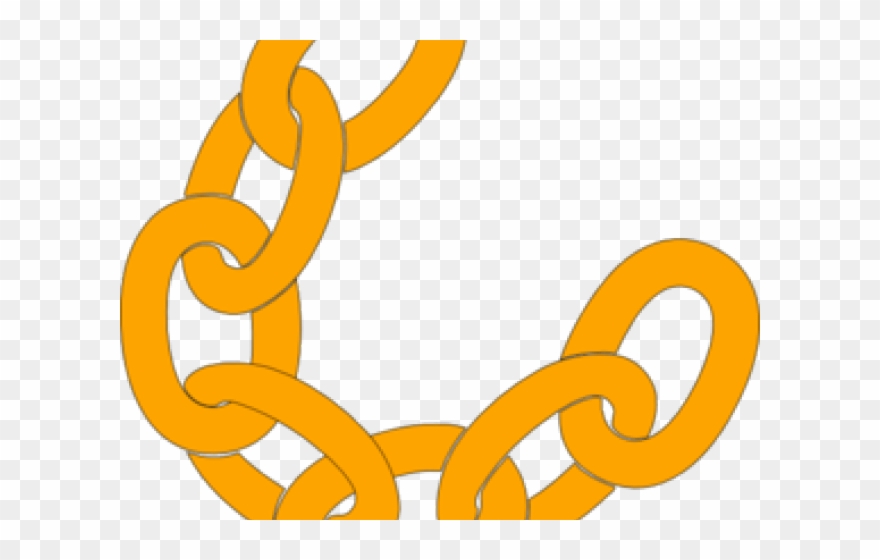 Chain Clipart Curved - Png Download