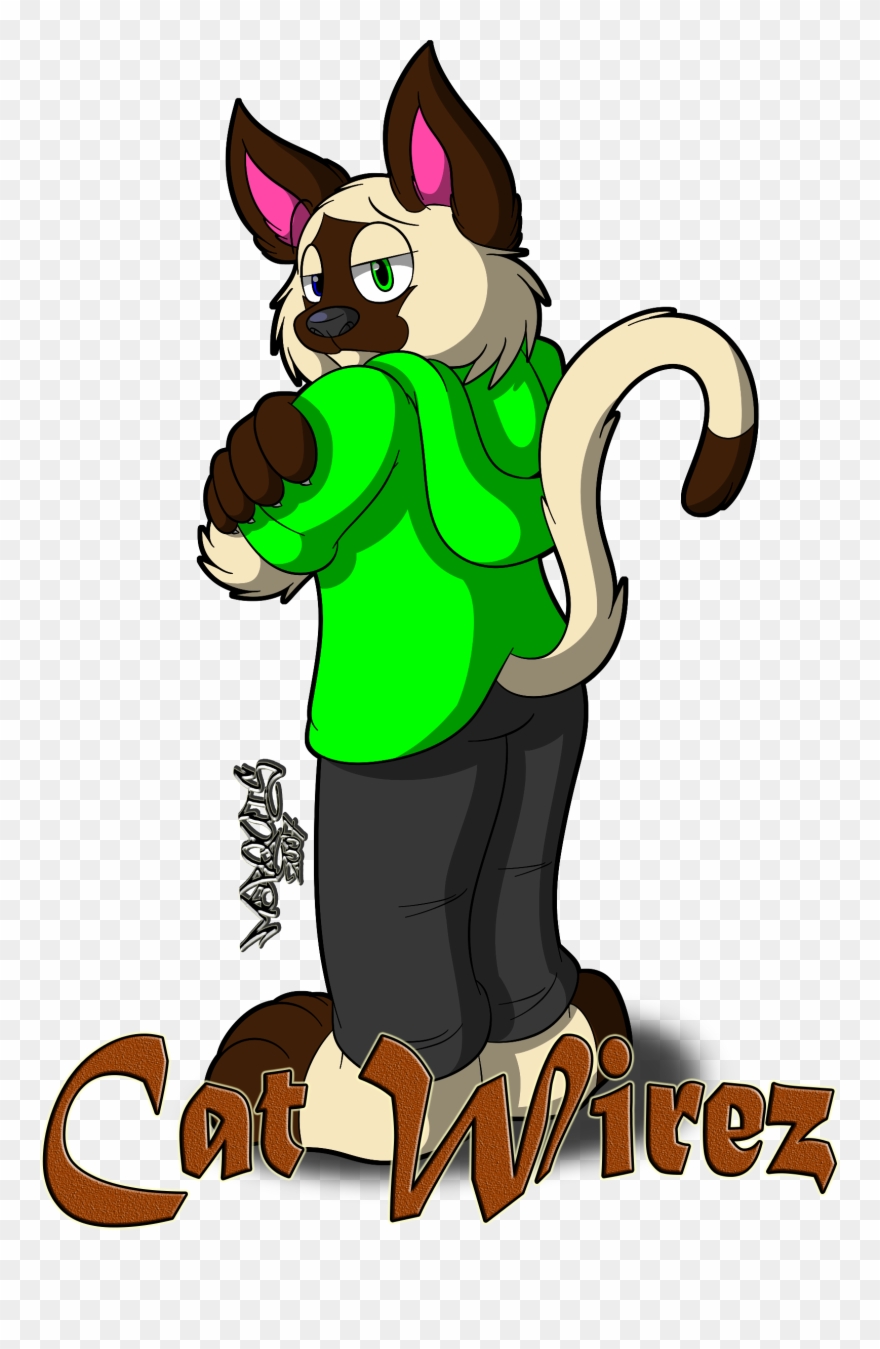 Arrogant Kitty - Cartoon Clipart