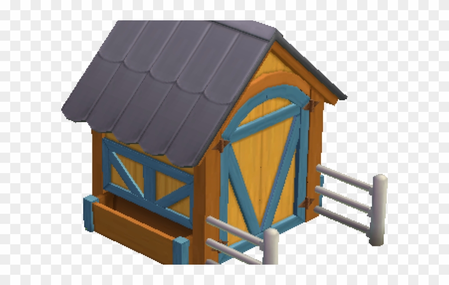 Cow Clipart Shed - Wood - Png Download