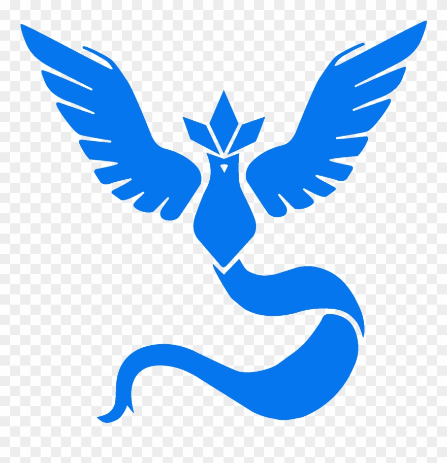 Mystic Mystic - Pokemon Go Blue Team Clipart