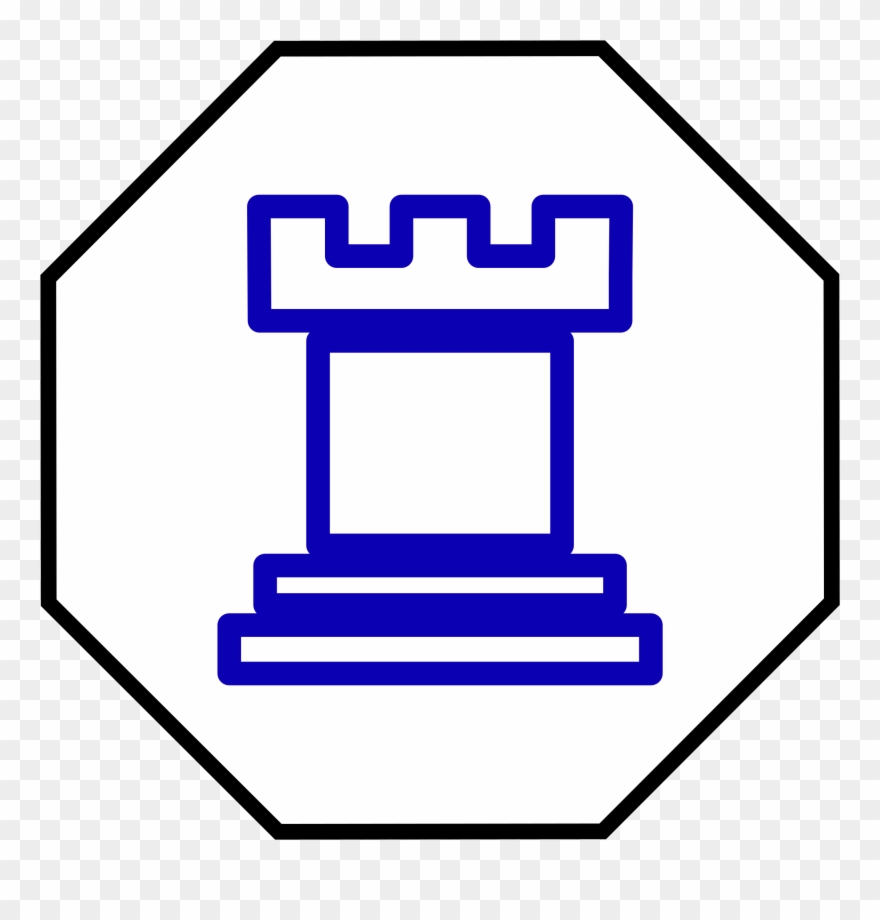 Open - Rook Chess Black And White Clipart