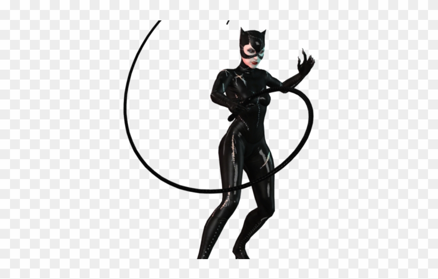 Catwoman Clipart Whip - Catwoman - Png Download