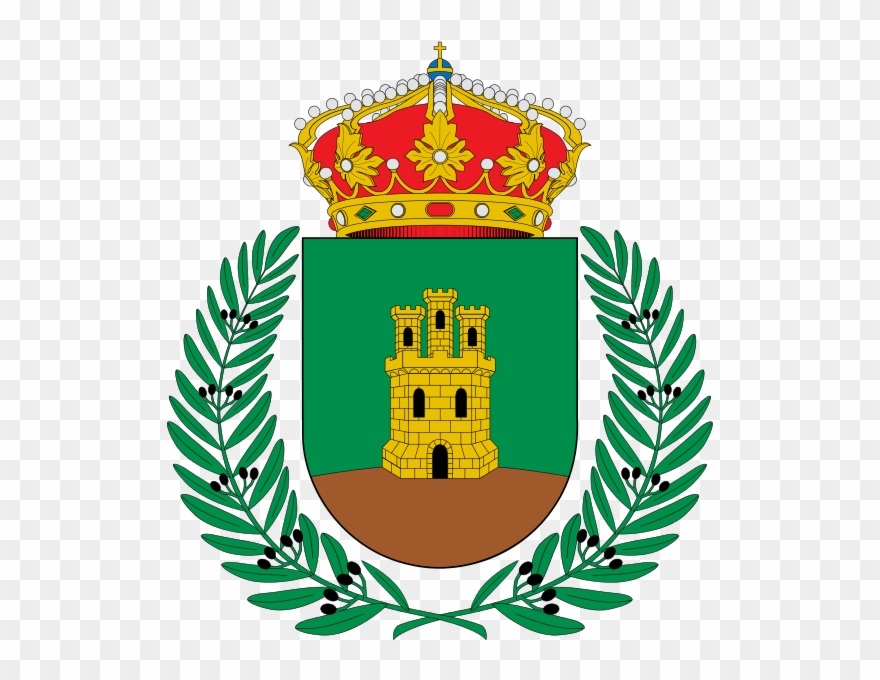 Castilforte - Ramas De Olivo Escudo Clipart