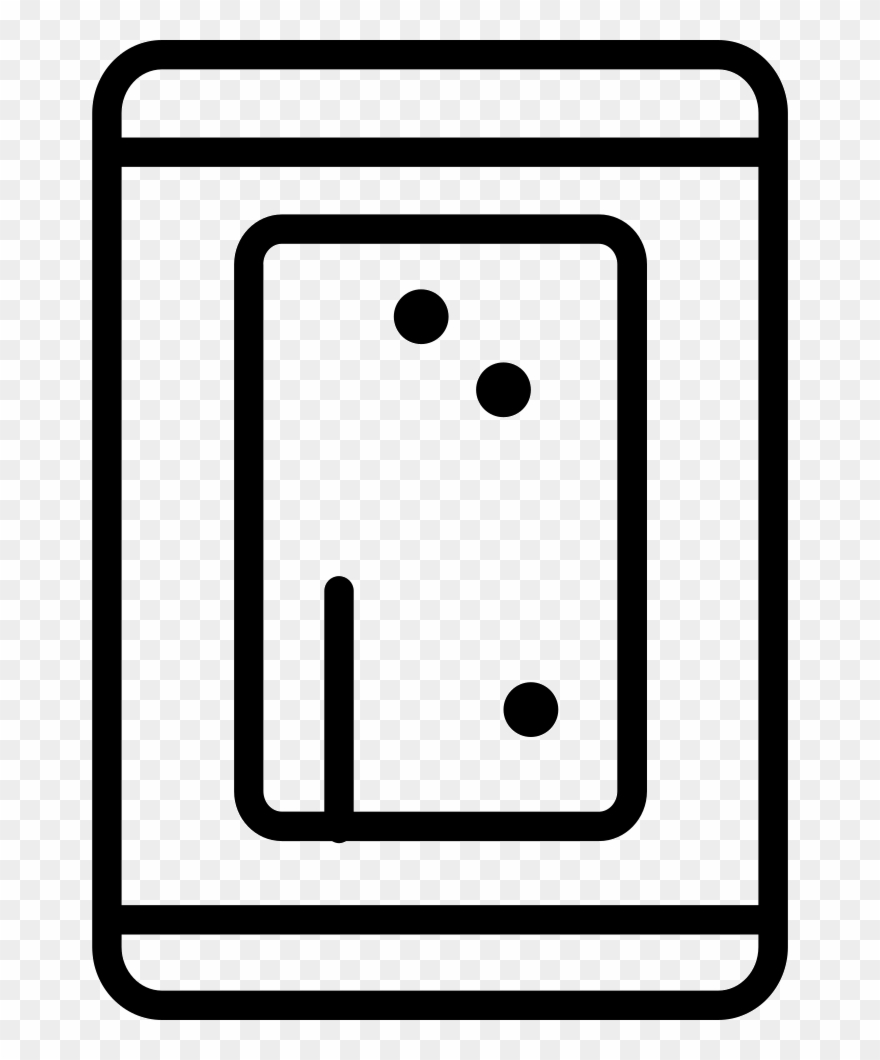 Dishwasher Outline Comments Clipart