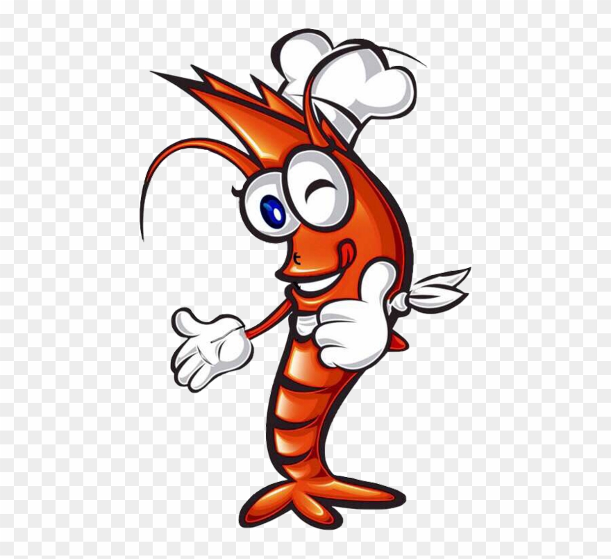 Cartoon Shrimp Chef Clipart