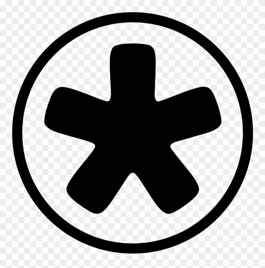 Asterisk - Penta Lobe Clipart