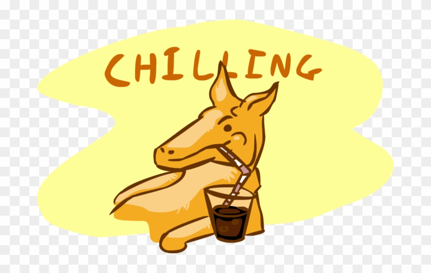 A Kangaroo Relaxing - Sorrel Clipart
