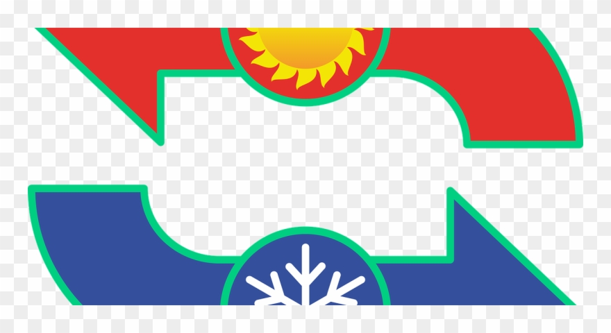 Blog Cartoon Arrows Depicting Heat Traveling One Way - Simbolos De Frio Clipart