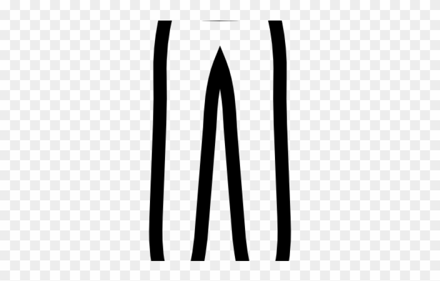 Jeans Clipart Sweatpants - Silhouette - Png Download