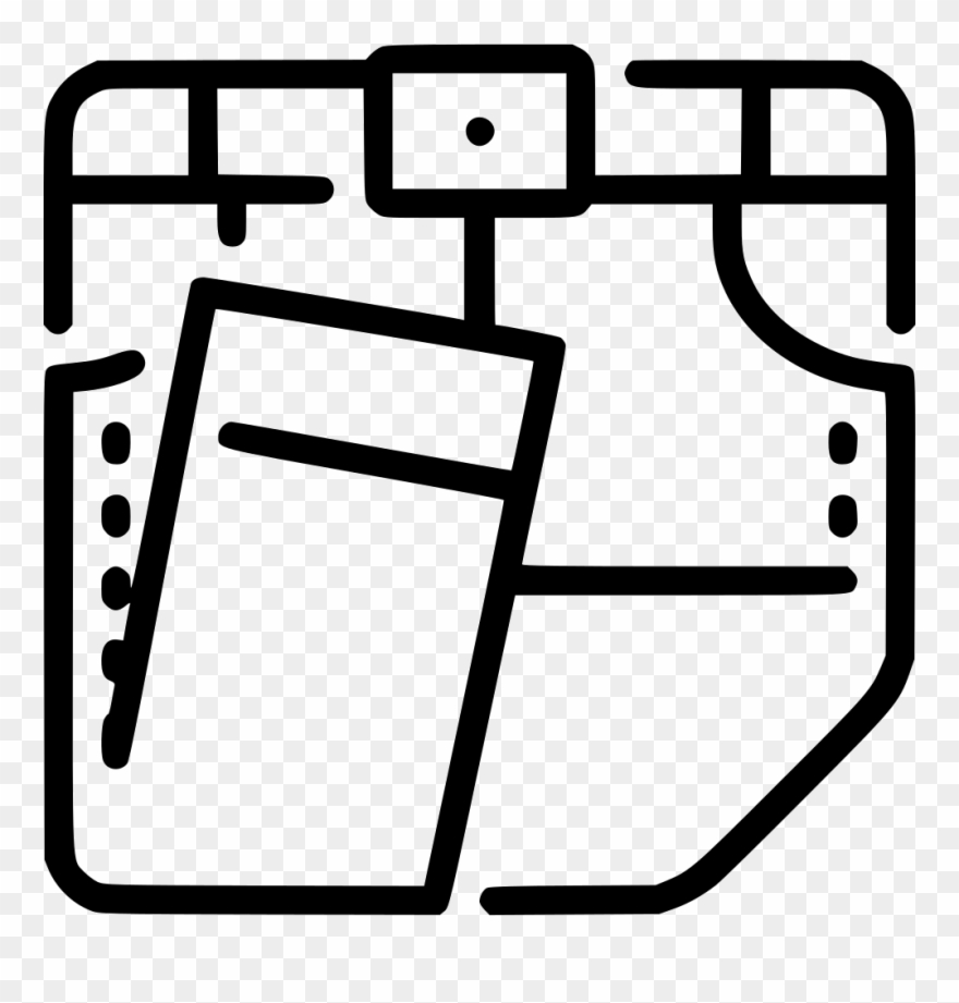 Png File - Jeans Black Clipart