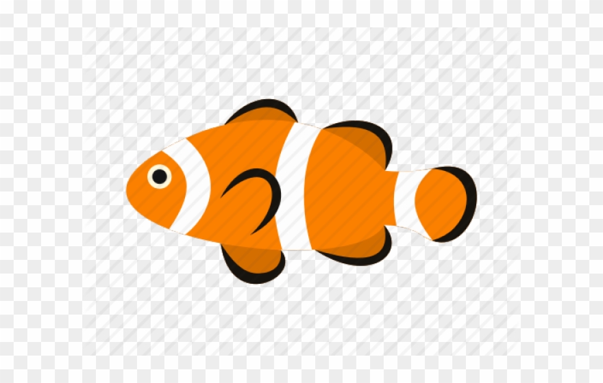 Clownfish Clipart Underwater - Clown Fish Icon - Png Download