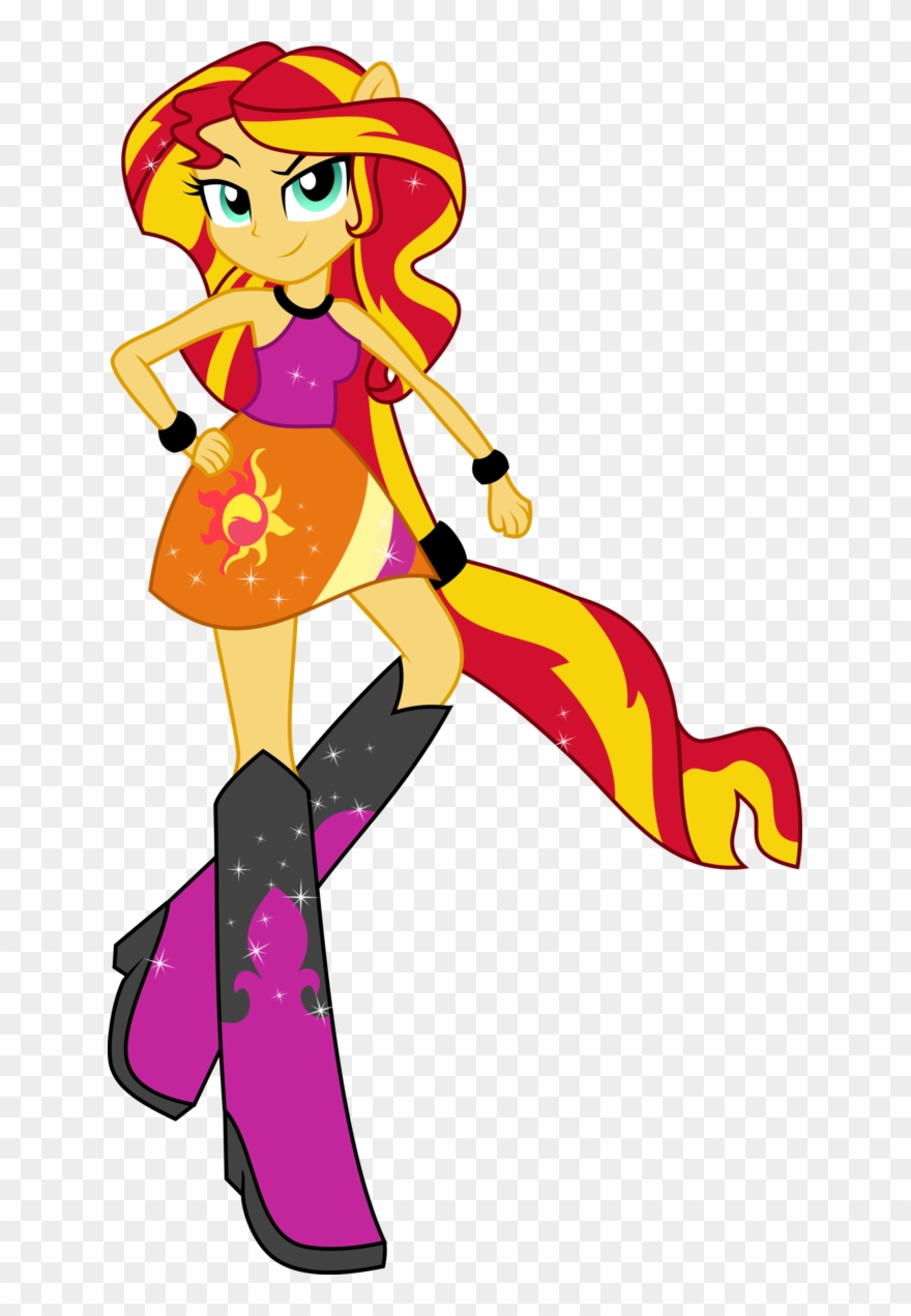 Sunset Shimmer - Rainbow Rocks Sunset Shimmer Clipart