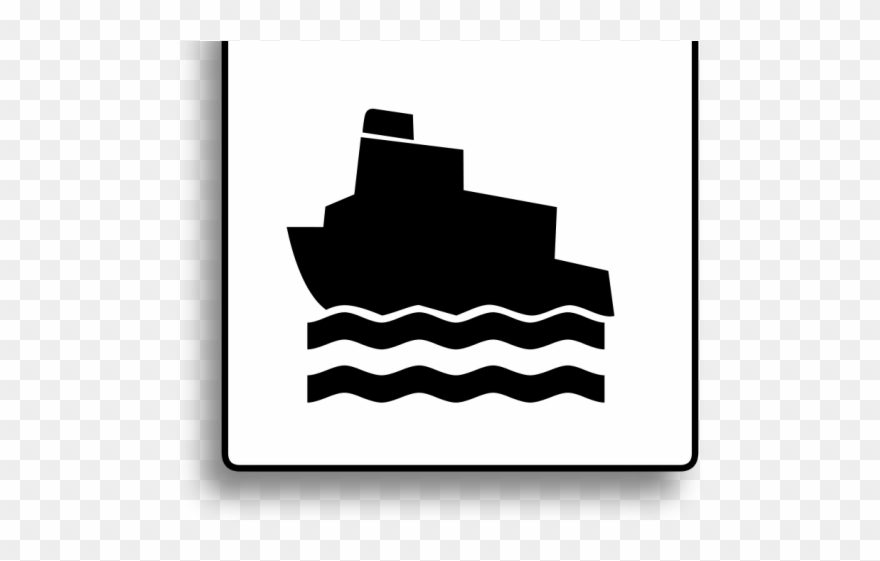 Ferry Clipart Marine Boat - Pictogram Veerboot - Png Download