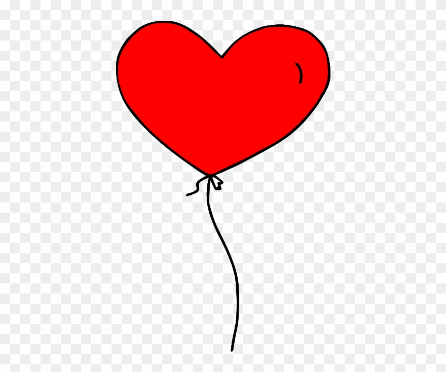 Heart Balloon Png Clipart Transparent - Balloon Clip Art