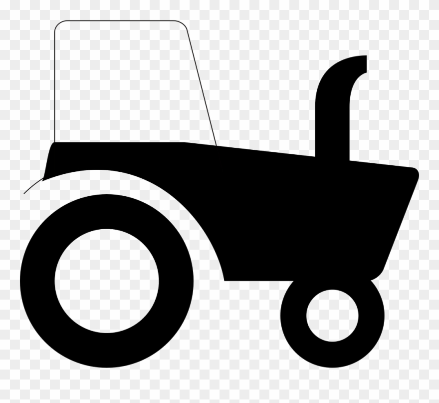 Tractor Comments - Tractor Black And White Png Clipart