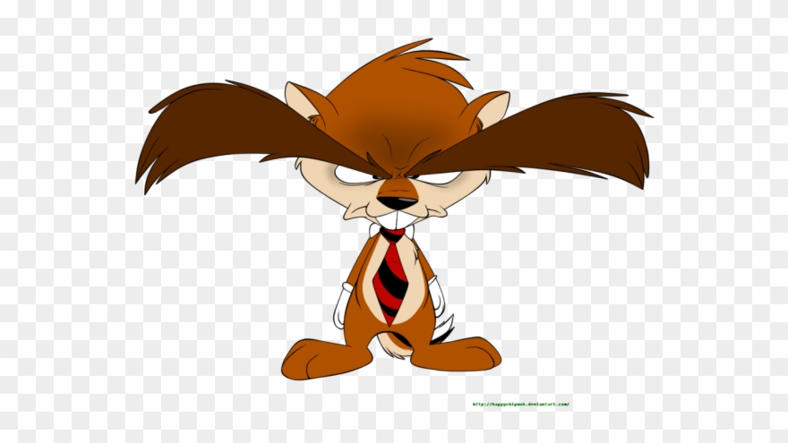 Chipmunk Clipart Angry - Eyebrows Cartoon - Png Download