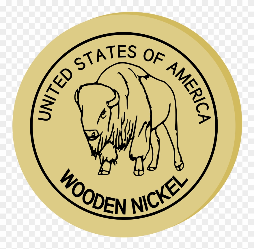 Clipart - Wooden Nickel - Circle Coloring Pages - Png Download