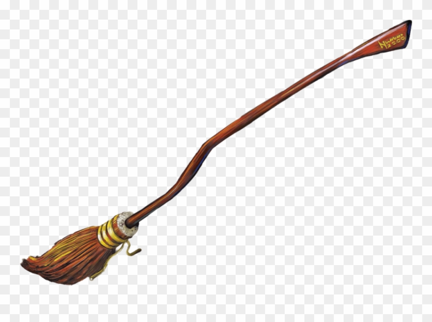 Harry Potter Broom Transparent Background - Harry Potter Broom Illustration Clipart