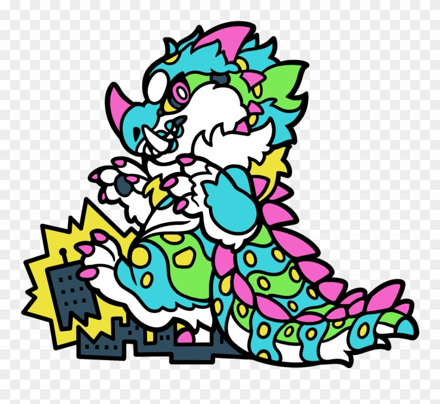 Fursona Pins - Cartoon Clipart