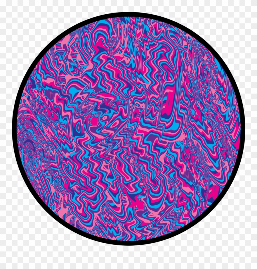 Apollo Design Cs-3490 Confused Colourscenic Glass Pattern - Circle Clipart