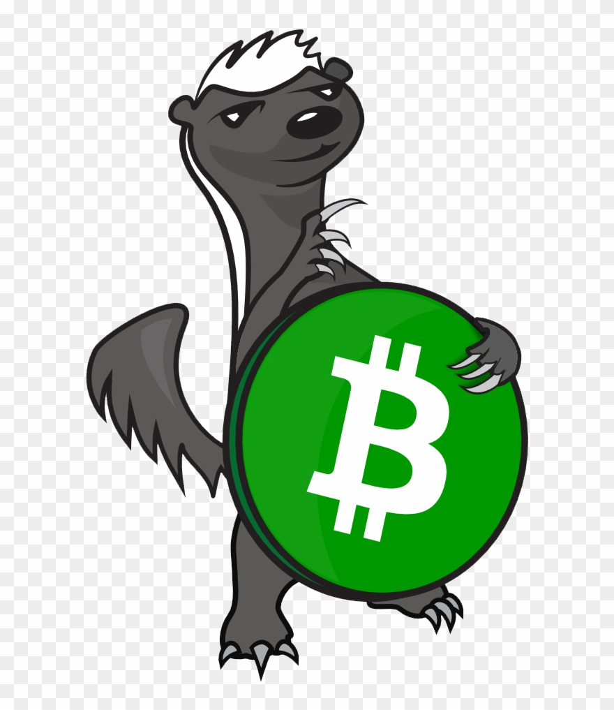 Honey Badger Bch - Bitcoin Clipart