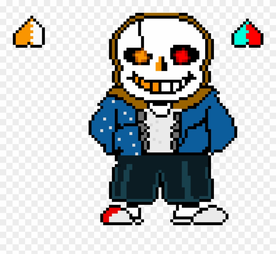 Soul Sans - Sans Undertale Sprite Clipart