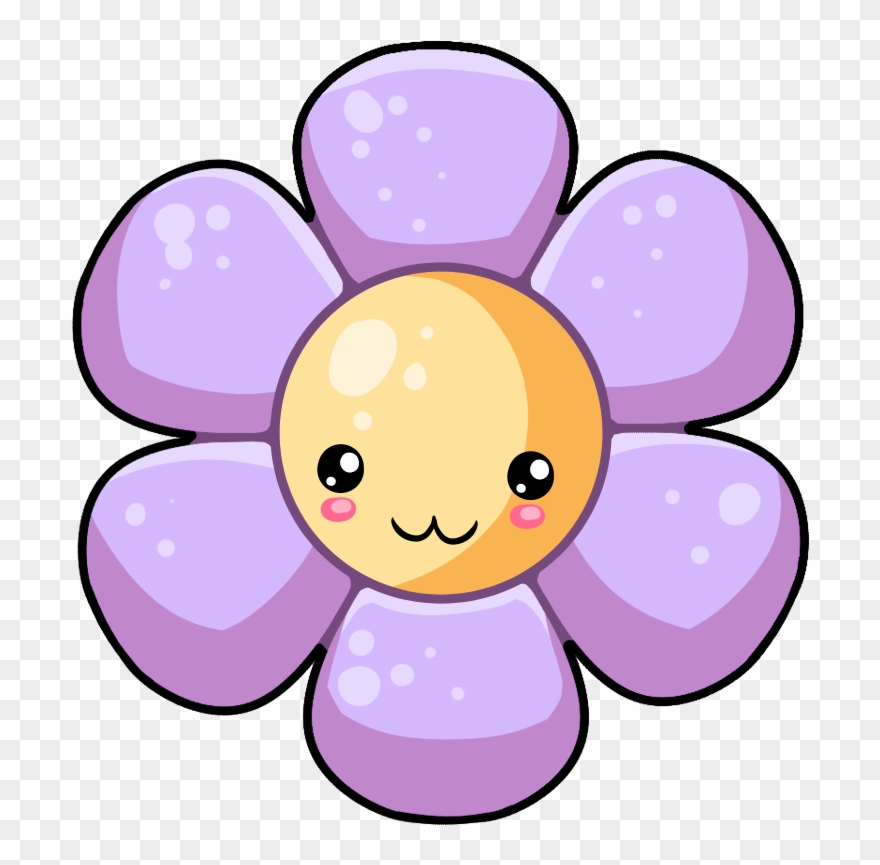 Purple Flower - Clock Tattoo Meaning Clipart