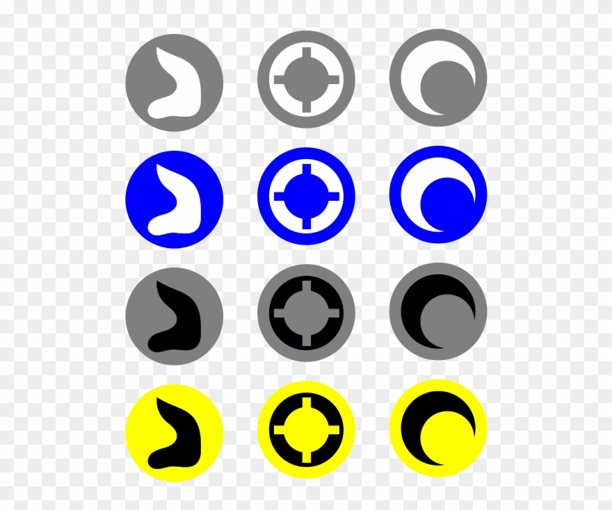 Adomoc Playing Pieces By Michael Keigher - Circle Clipart