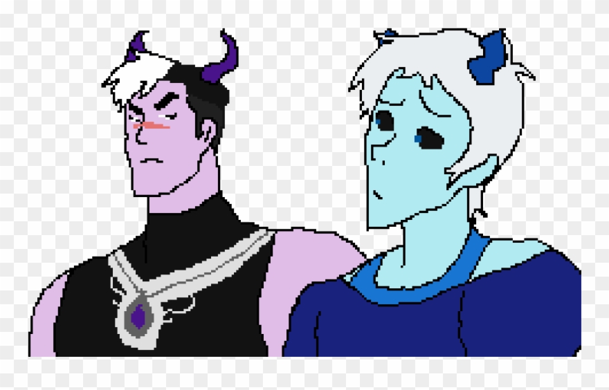Shiro And Lance - Cartoon Clipart