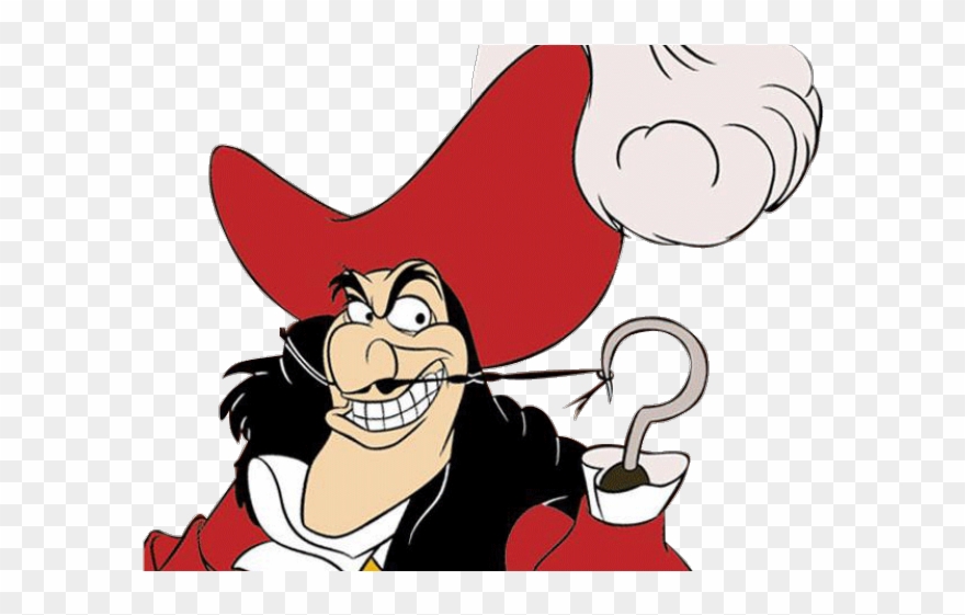 Disney Clipart Captain Hook - Captain Hook Png Peter Pan Transparent Png