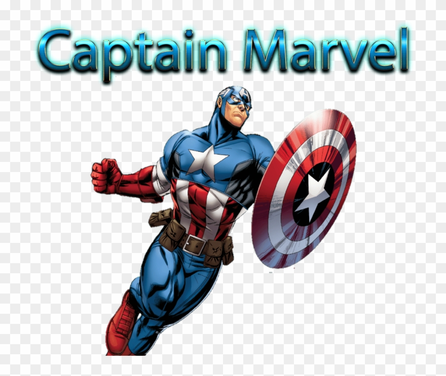 Download Captain Marvel Free Pictures Clipart Png Photo - Captain America Avengers Assemble Comic Transparent Png