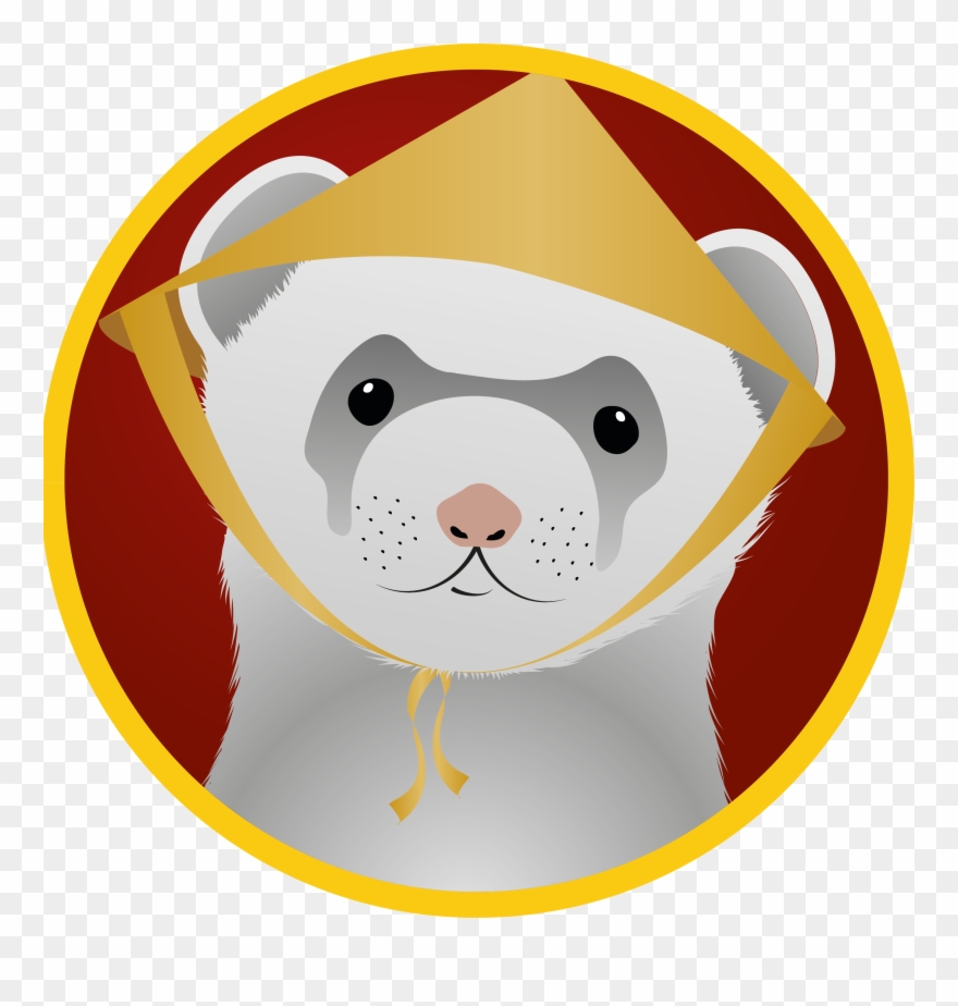 Ferret-badges 3 Vietnamese Food Ferret - Vietnamese Ferret Clipart