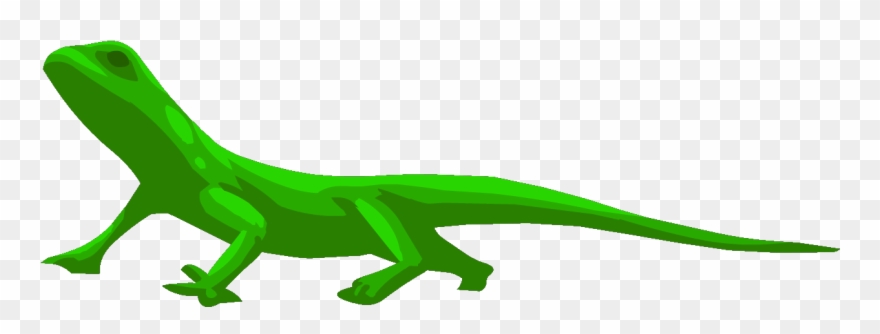 Pae In Gecko Form From The Side - Illustration Clipart