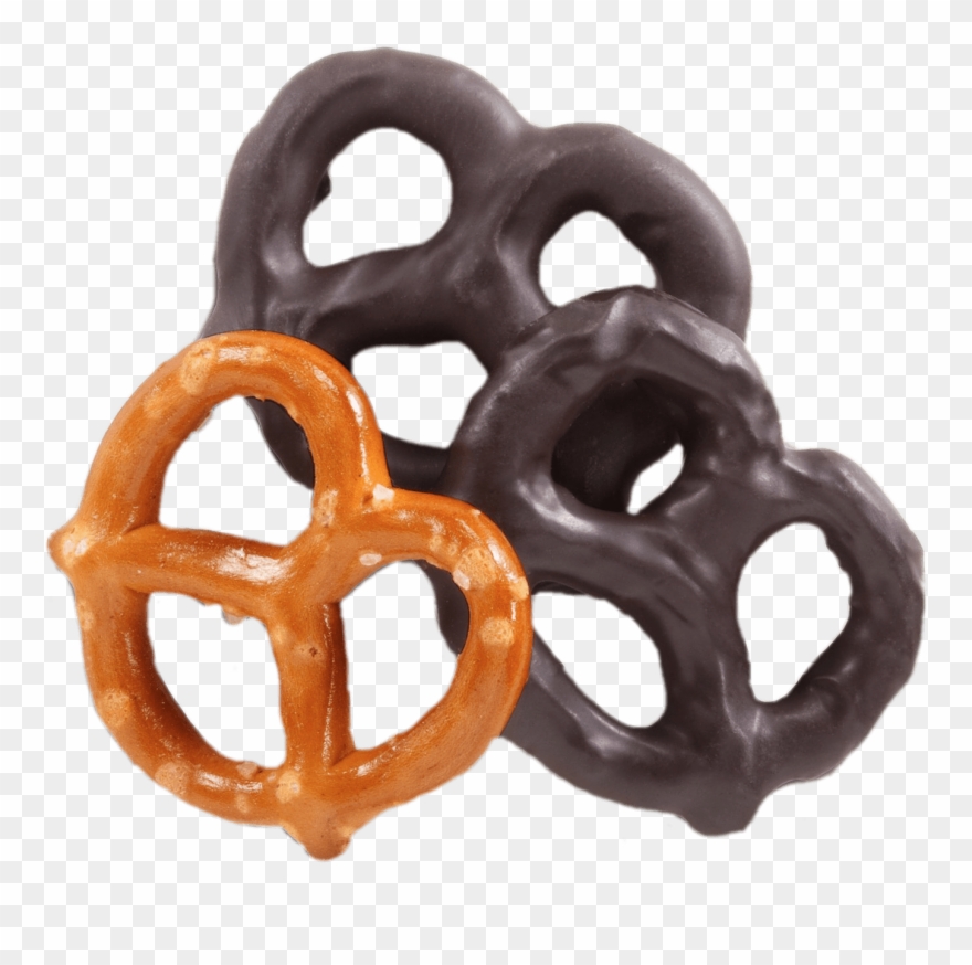 Chocolate Pretzels Transparent Png Stickpng Ⓒ - Pretzel Clipart
