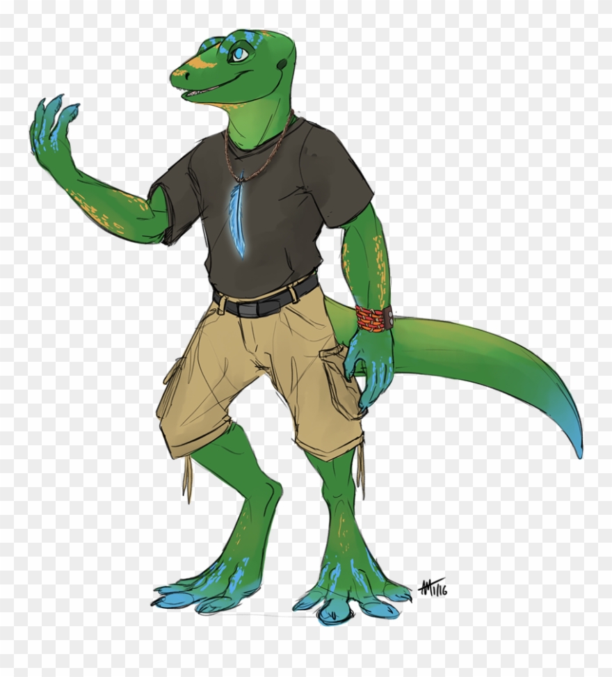 160104 Gecko - Cartoon Clipart