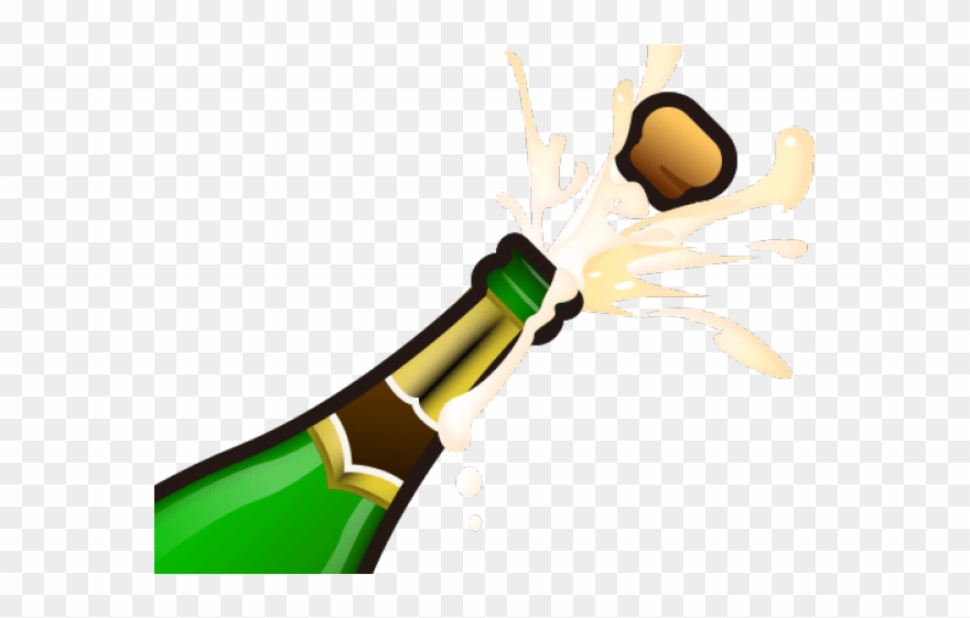 Champagne Clipart Emoji - Champagne Whatsapp Emoji Png Transparent Png