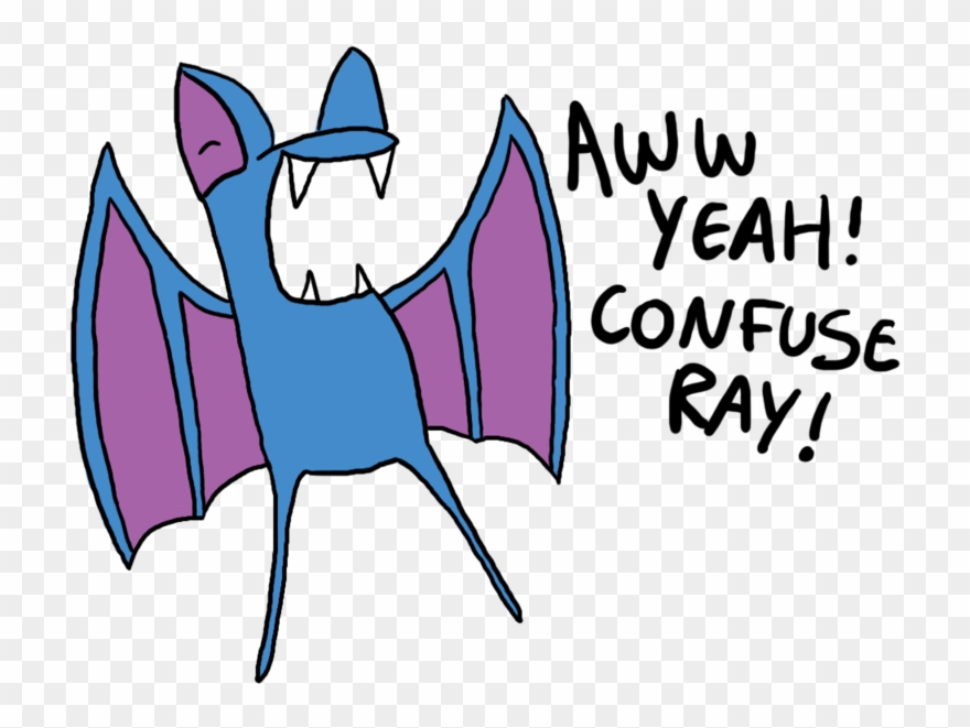 Zubat Used Supersonic - Zubat Used Confuse Ray Clipart