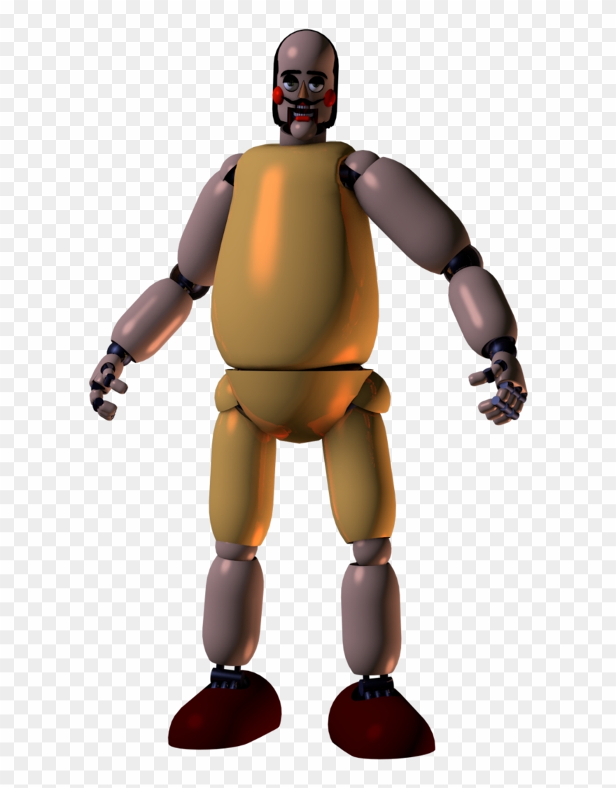 Golden Strongman - Strong Man Animatronics Clipart
