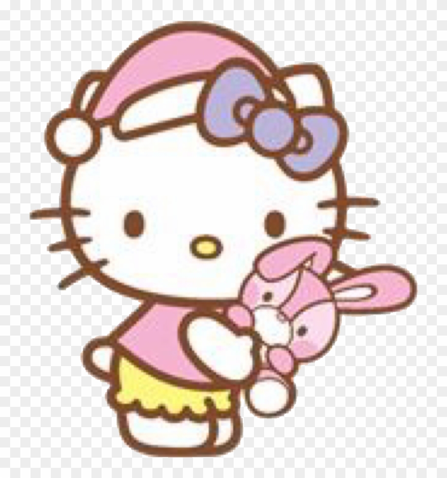Bedtime Sticker - Hello Kitty Good Night Clipart
