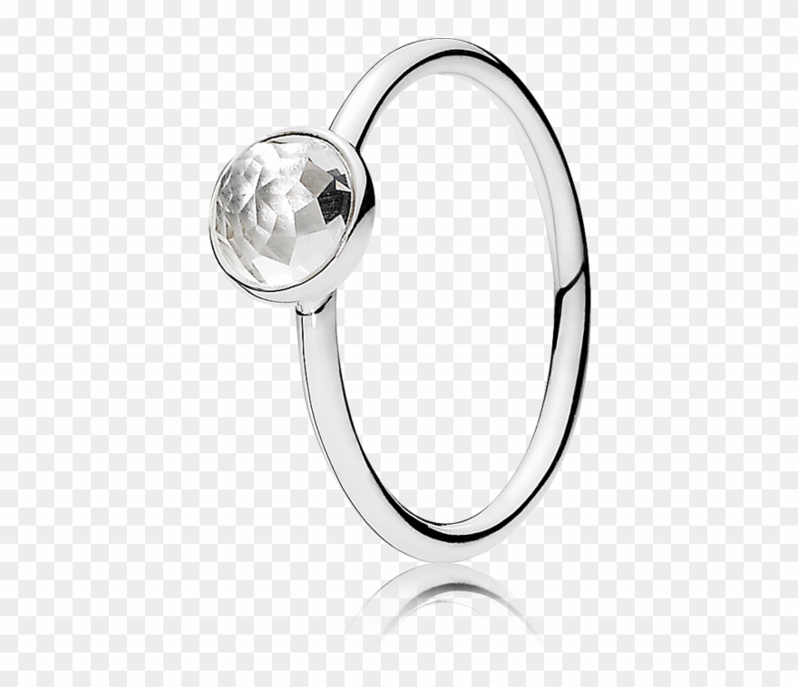 April Droplet Ring Pandora Clipart
