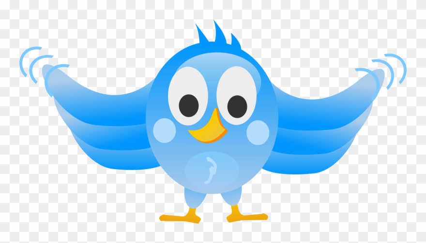 Clip Art Tags - Bird Flapping Wings Cartoon - Png Download