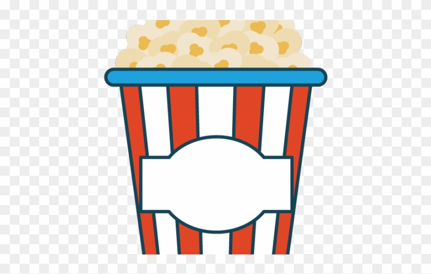 India Clipart Popcorn - Drawing - Png Download