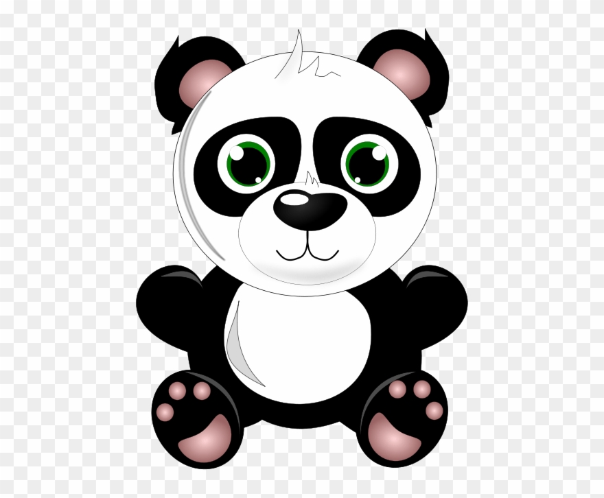 Cute Panda Clipart Clipart Suggest - Cute Panda Clipart Png Transparent Png